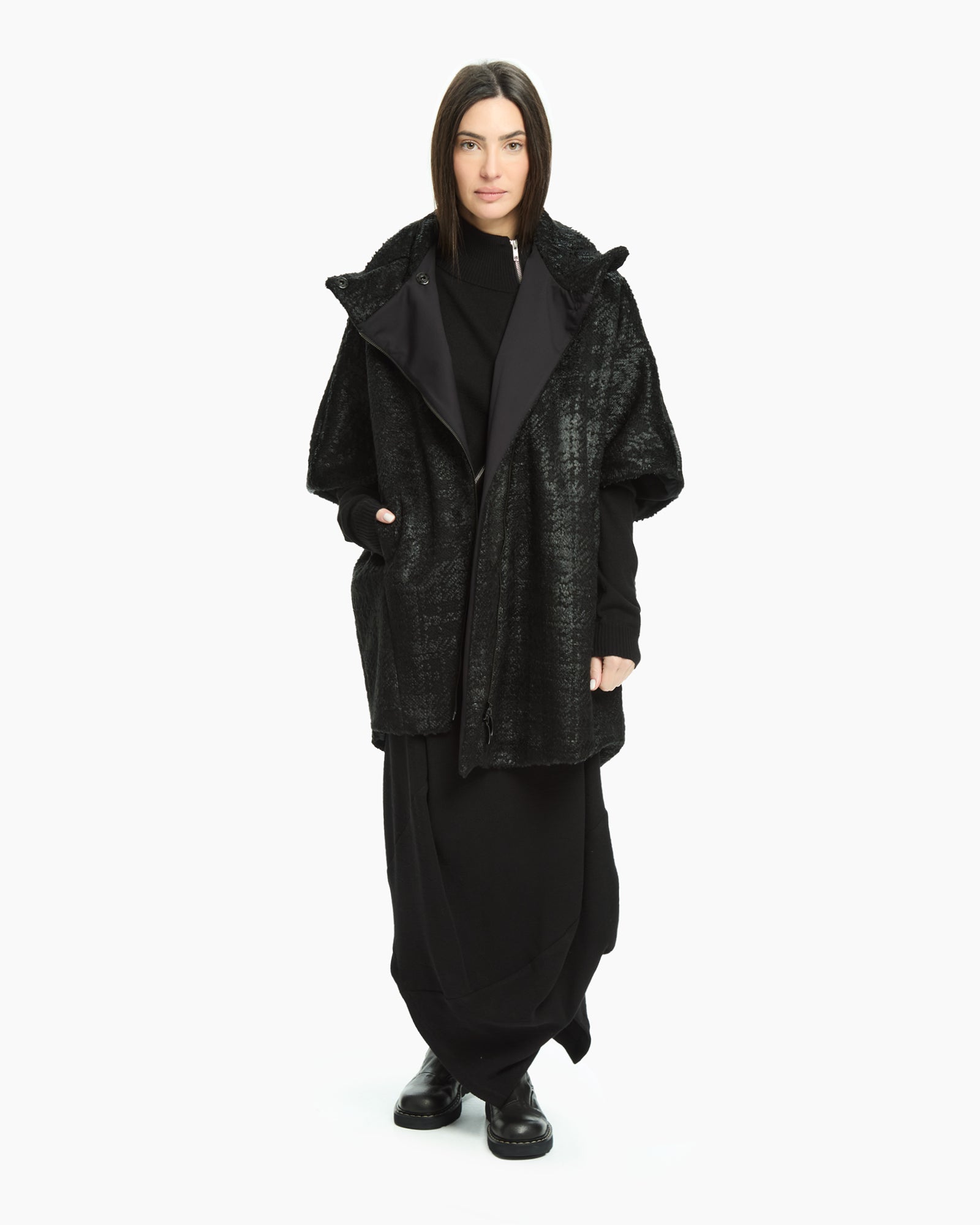 MLO Capospalla oversize NERO