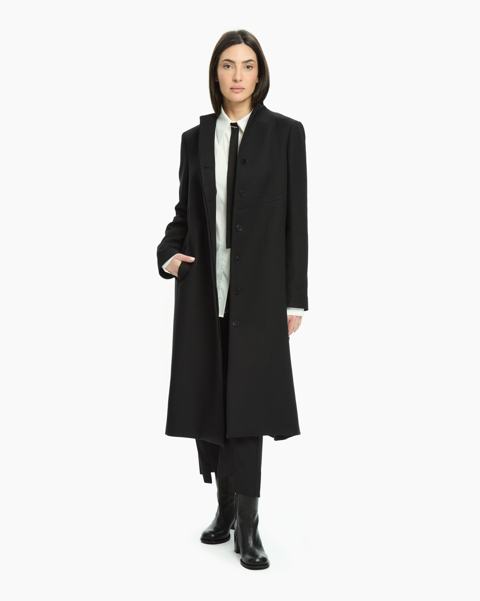 MLO Cappotto lungo NERO