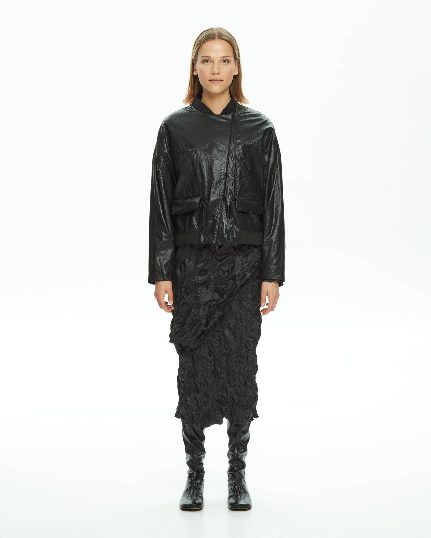 MLO Giacca Kimono Tecnica NERO