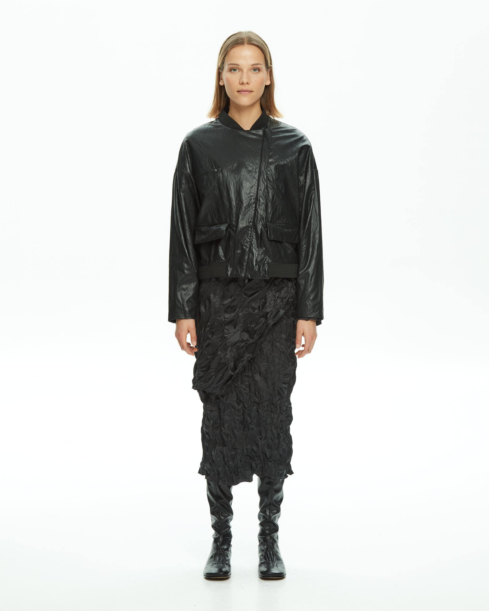 MLO Giacca Kimono Tecnica NERO