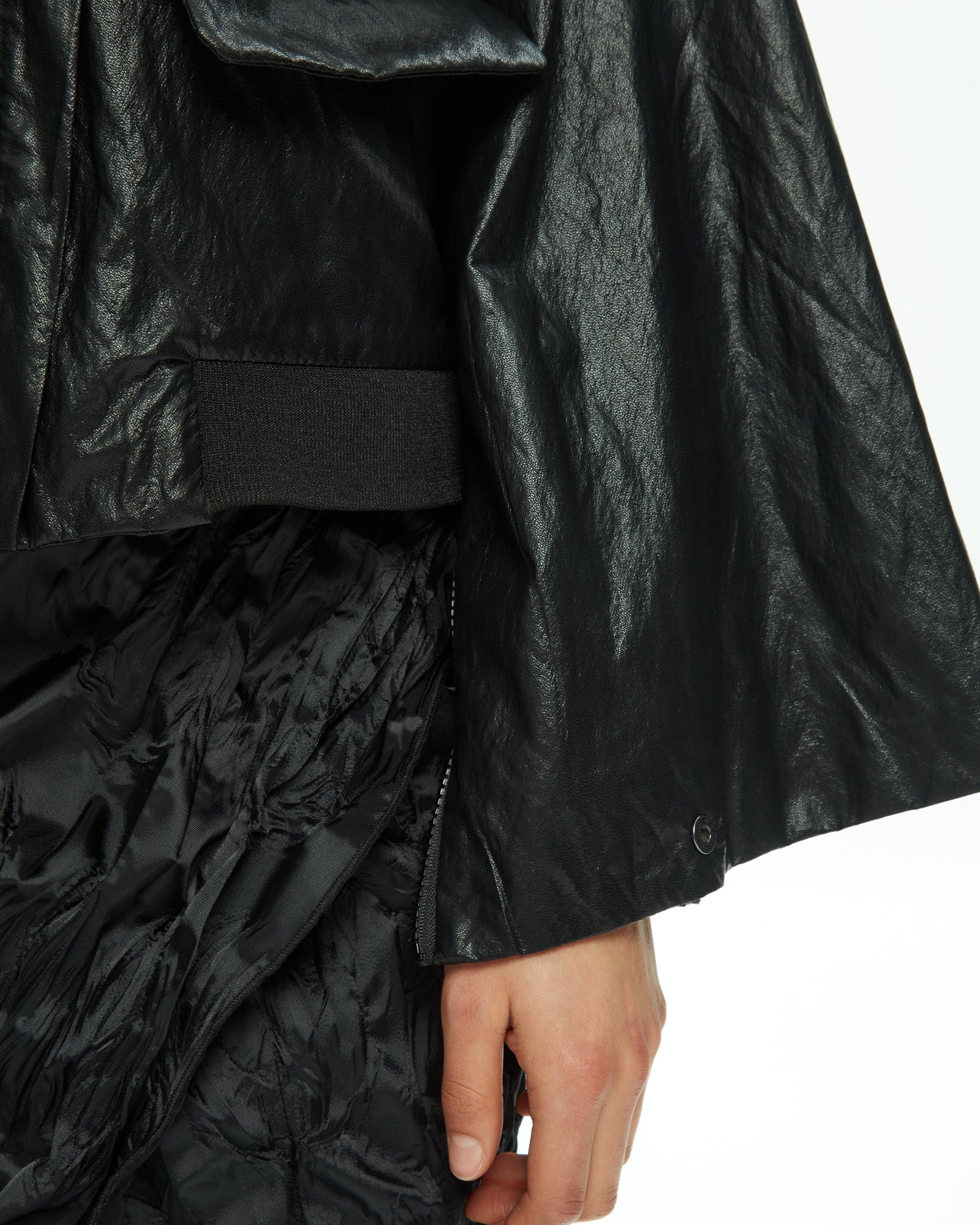 MLO Giacca Kimono Tecnica NERO