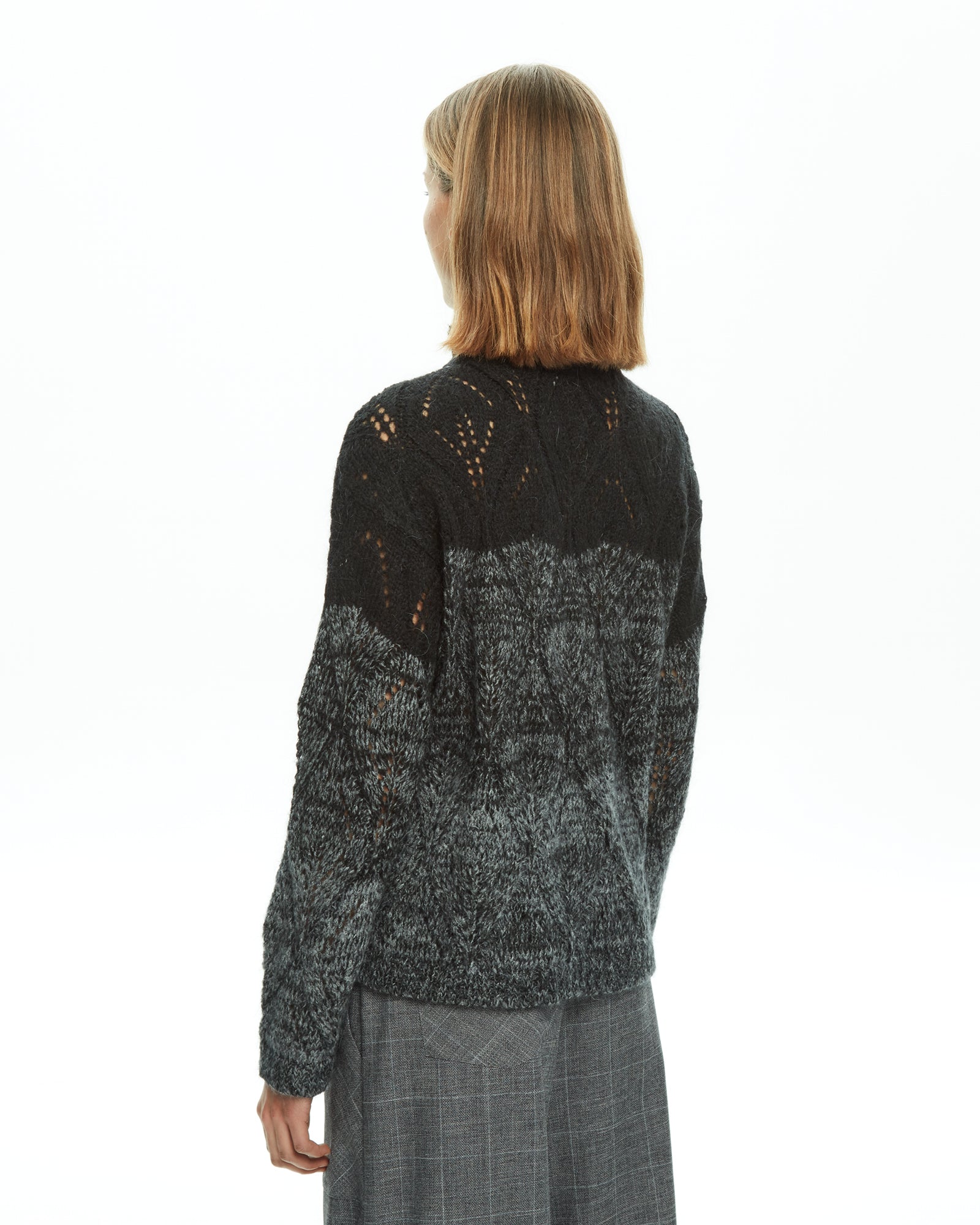 MLO Maglia traforata NERO