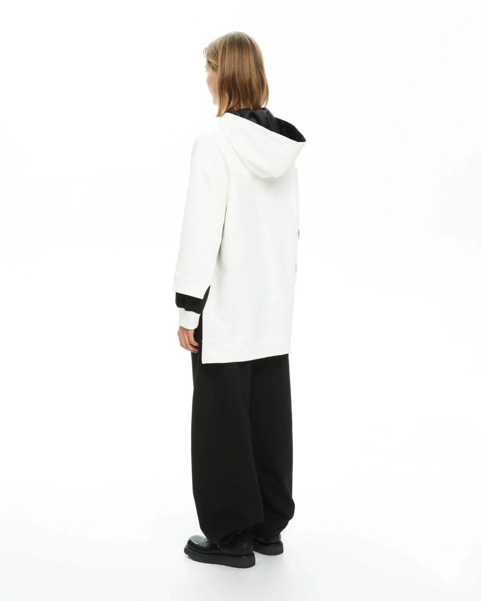 MLO Felpa oversize con logo GRIGIO
