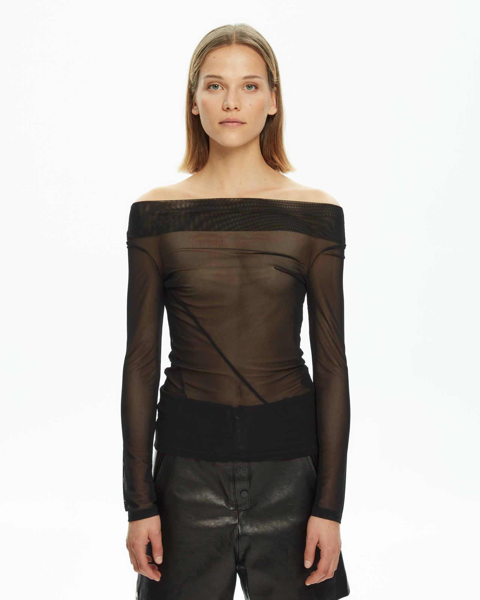 MLO Top Off-Shoulder  NERO