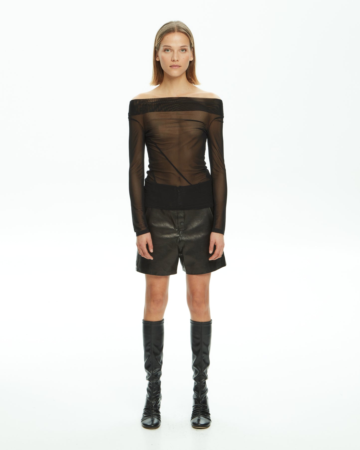 MLO Top Off-Shoulder  NERO