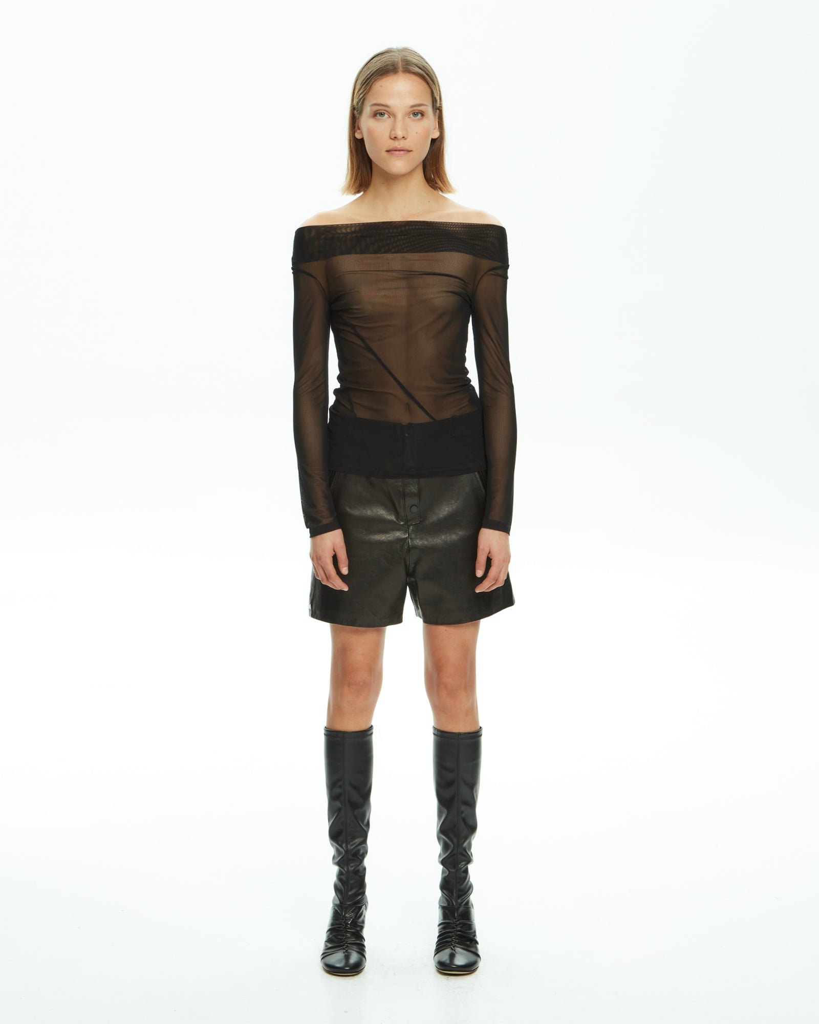 MLO Top Off-Shoulder  NERO