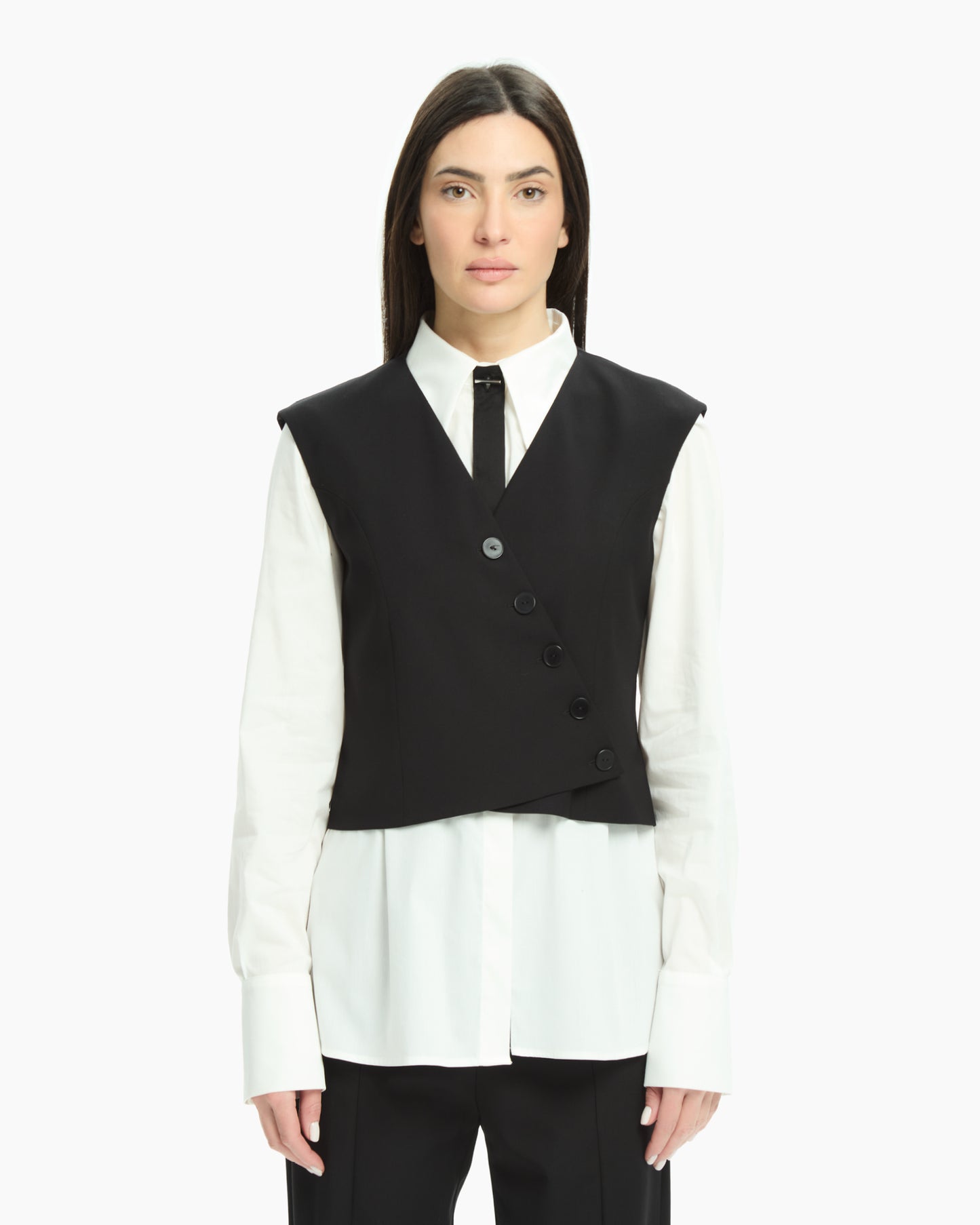 MLO Gilet corto NERO