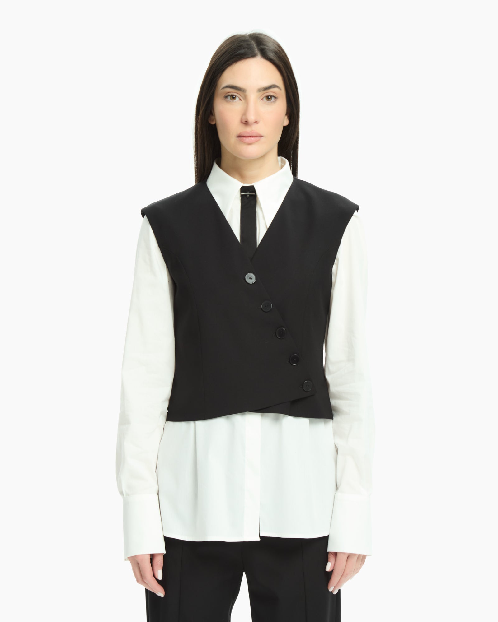 MLO Gilet corto NERO