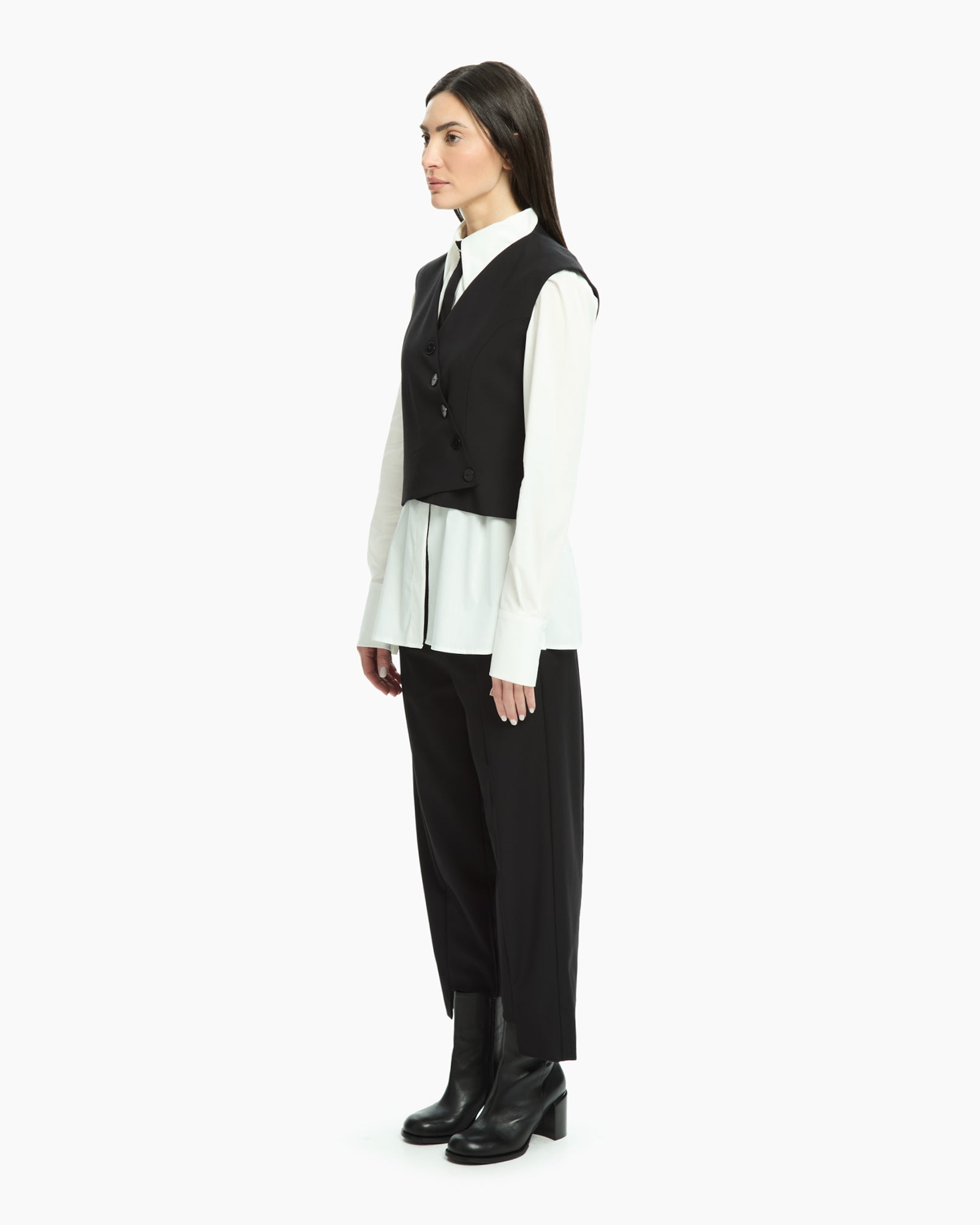 MLO Gilet corto NERO