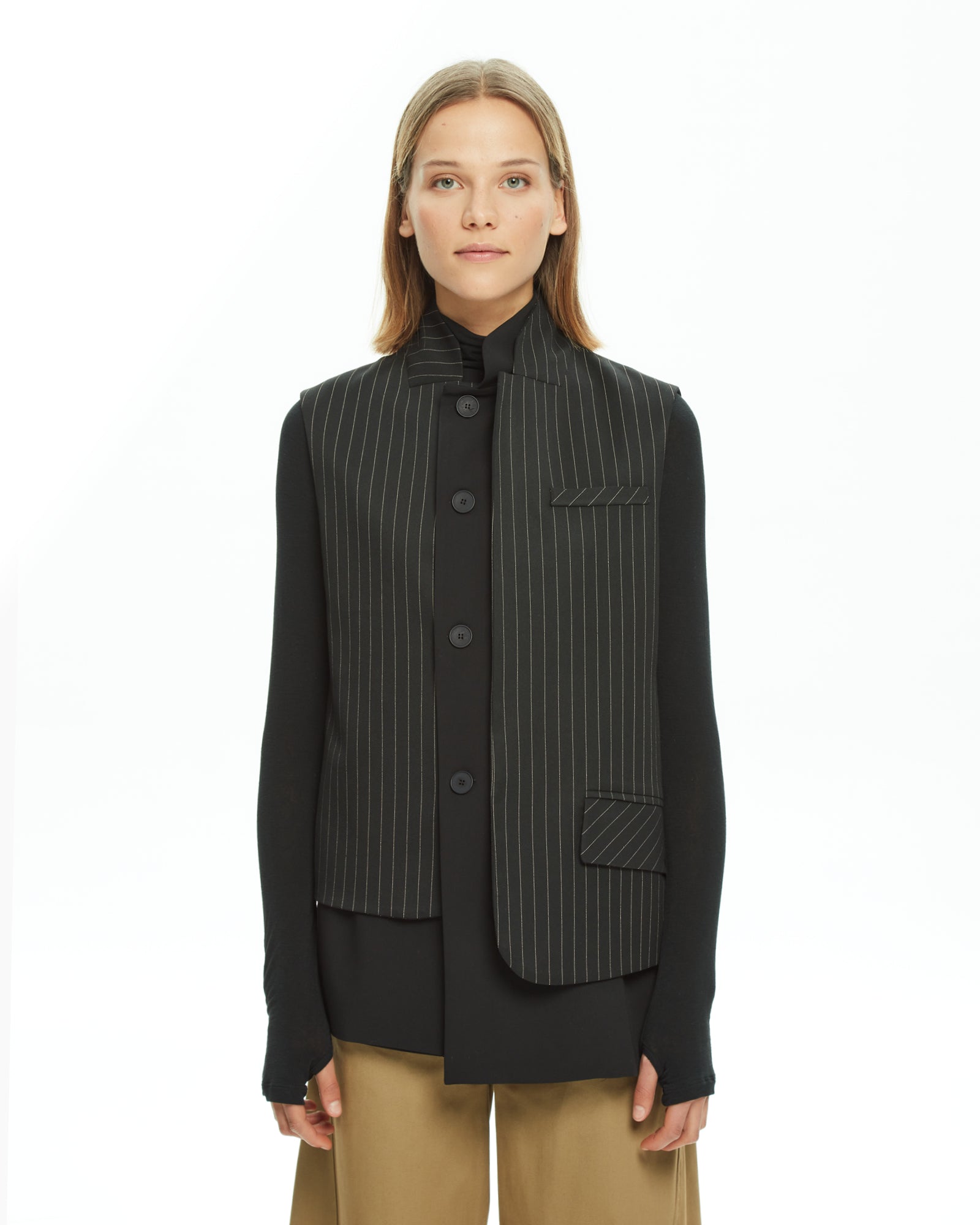 MLO Gilet Sartoriale Destrutturato NERO