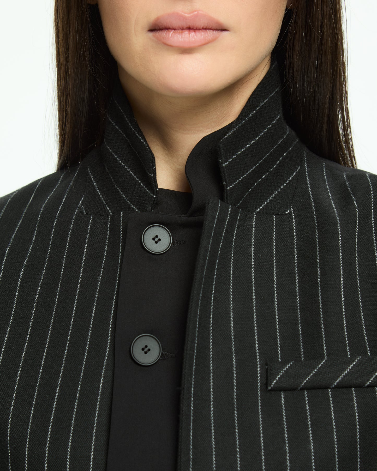 MLO Gilet asimmetrico NERO