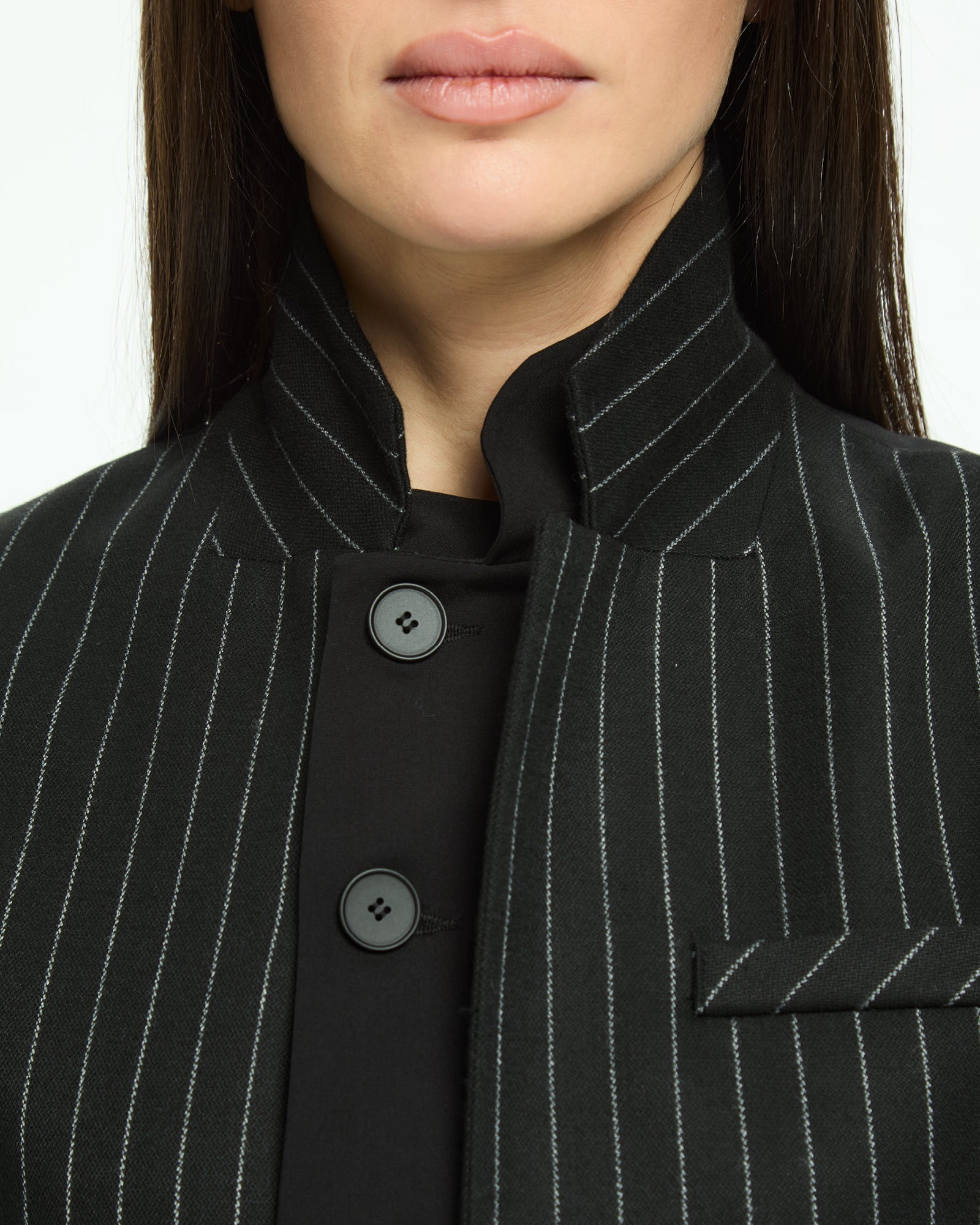 MLO Gilet asimmetrico NERO