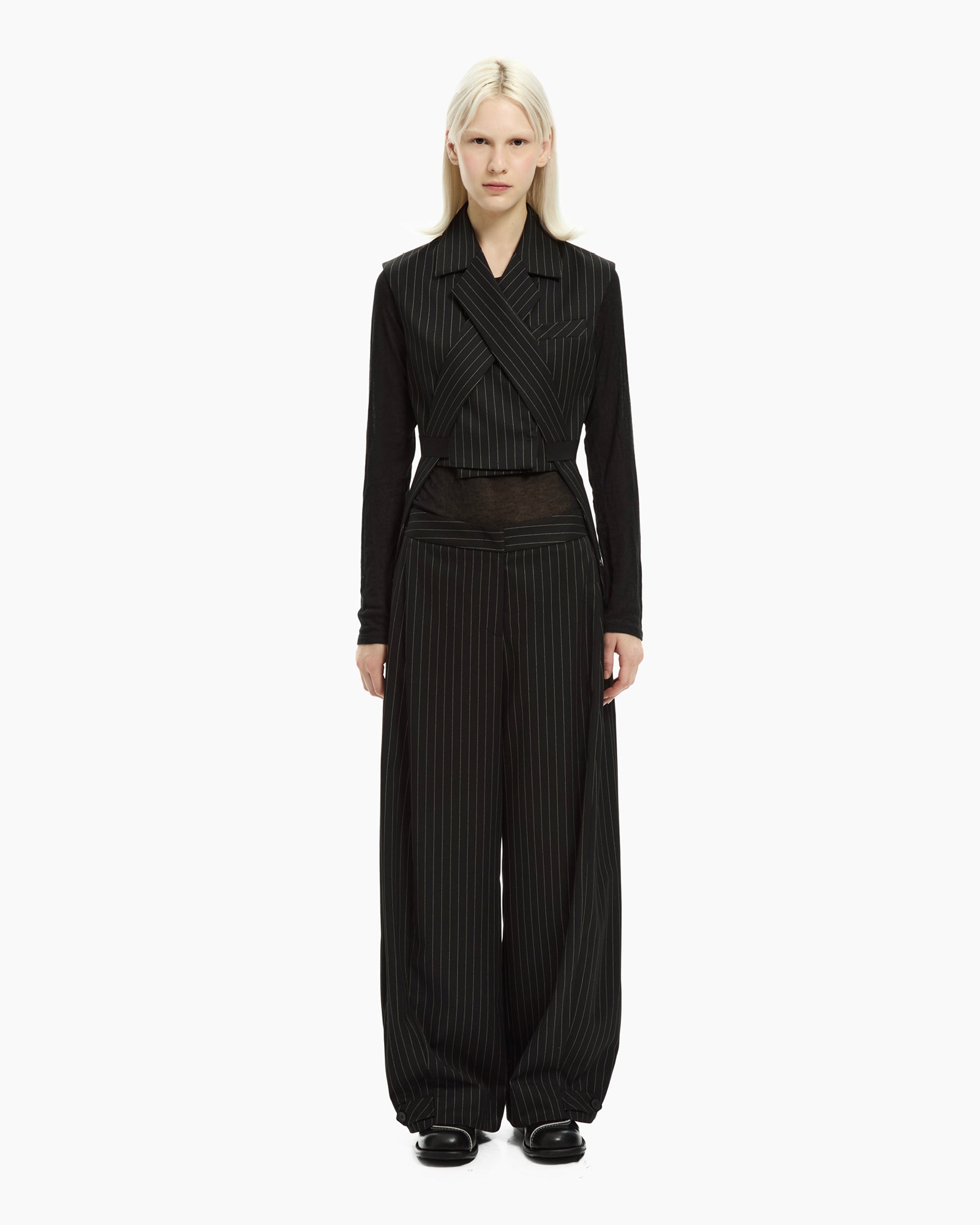 MLO Gilet incrociato NERO