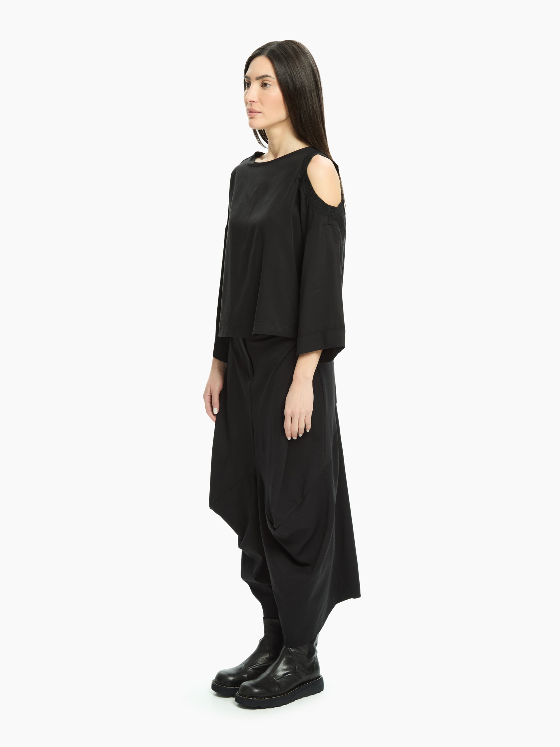 MLO Blusa con spalla scoperta NERO