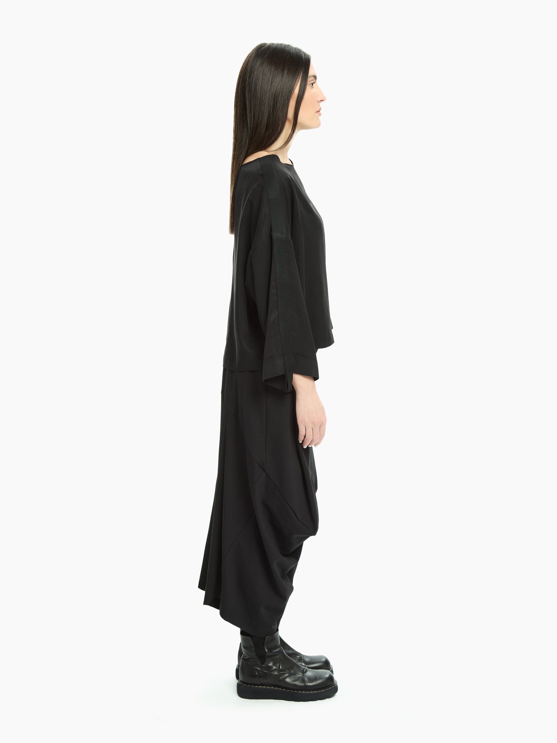MLO Blusa con spalla scoperta NERO
