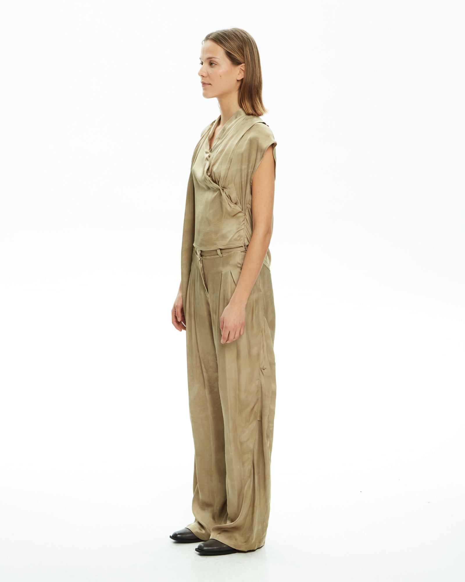 MLO Top drappeggiato