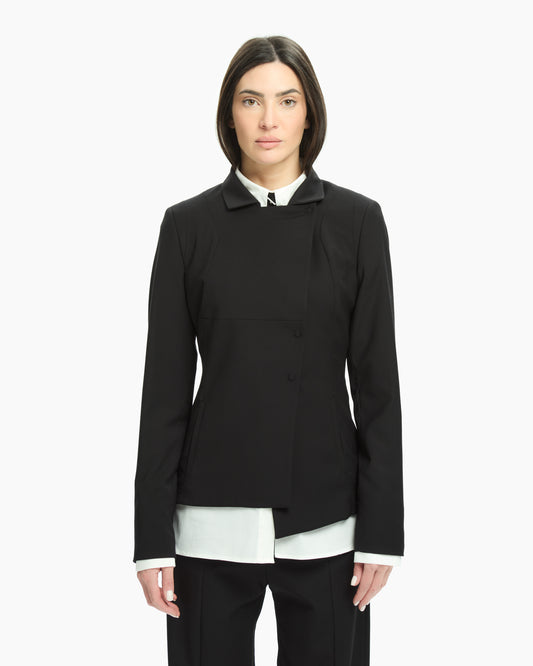 MLO Giacca asimmetrica NERO