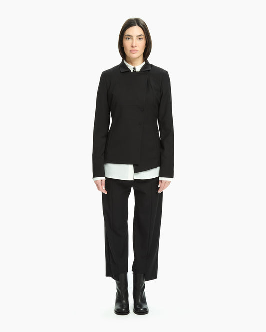 MLO Giacca asimmetrica NERO