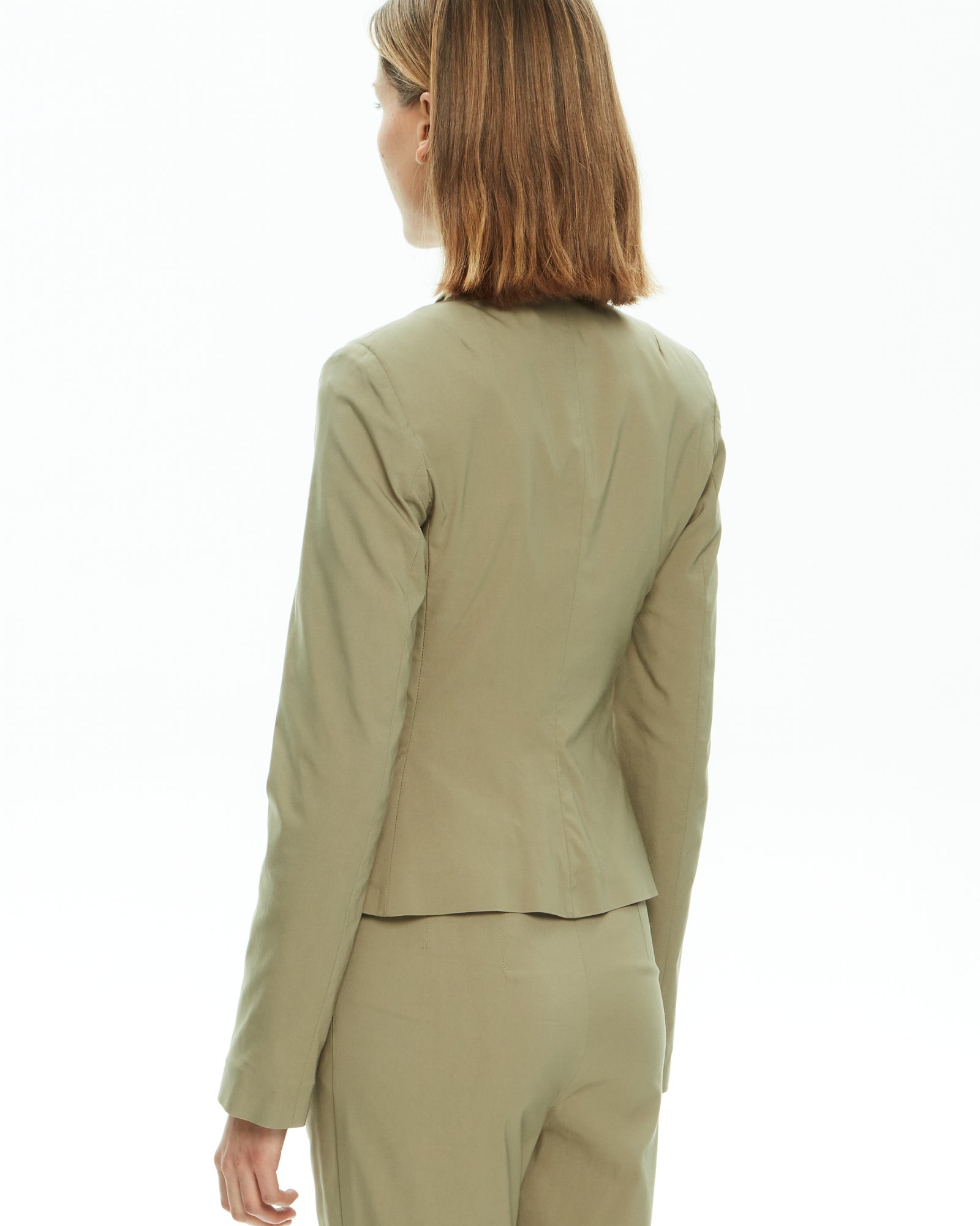 MLO Giacca con chiusura asimmetrica VERDE