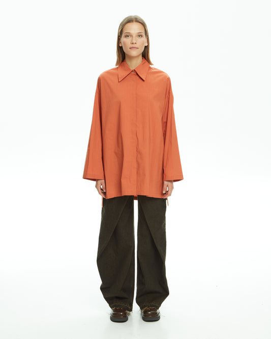 MLO Camicia oversize ARANCIONE