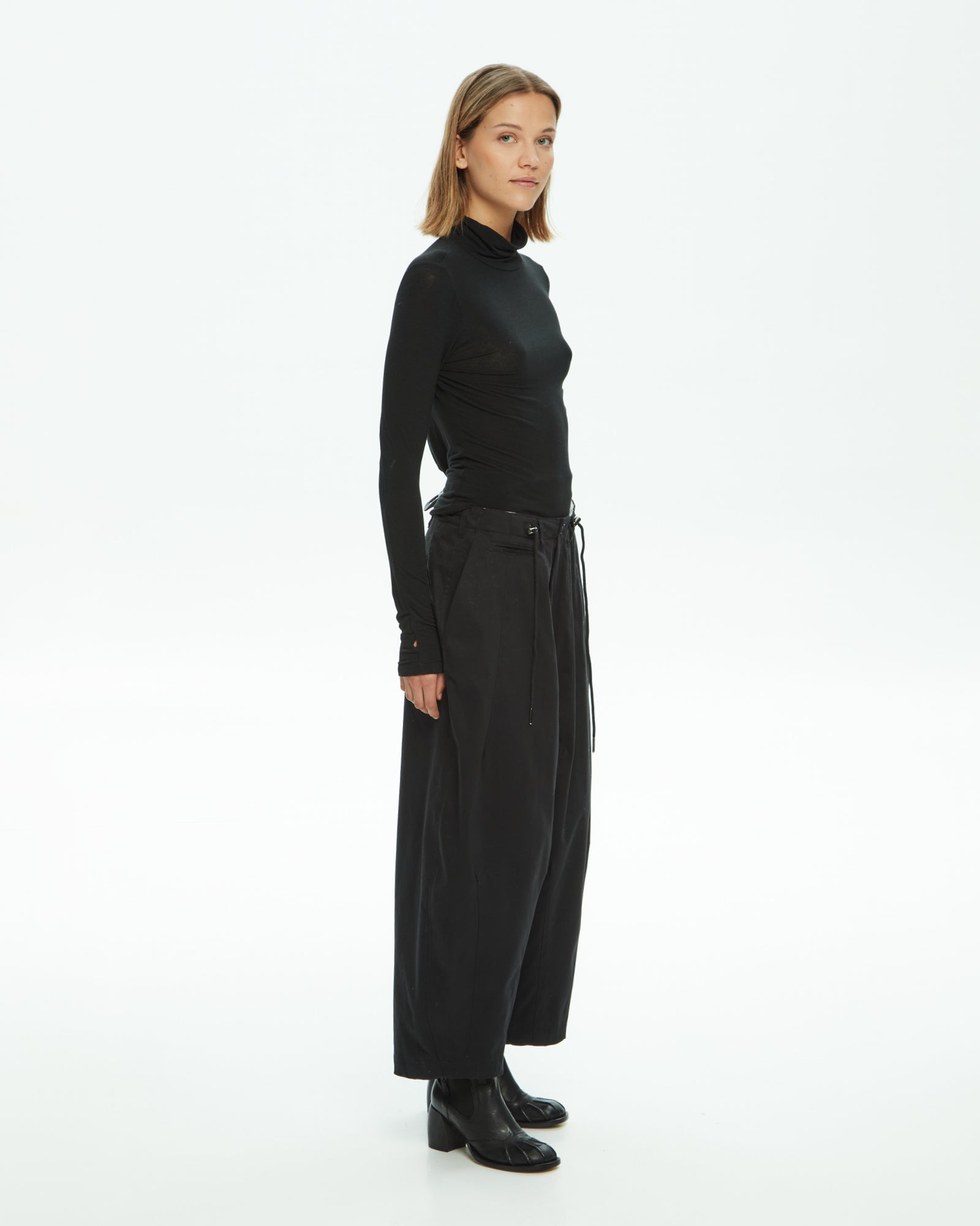 MLO Pantalone wide leg  NERO
