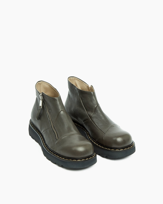 MLO Stivaletto in pelle GRIGIO