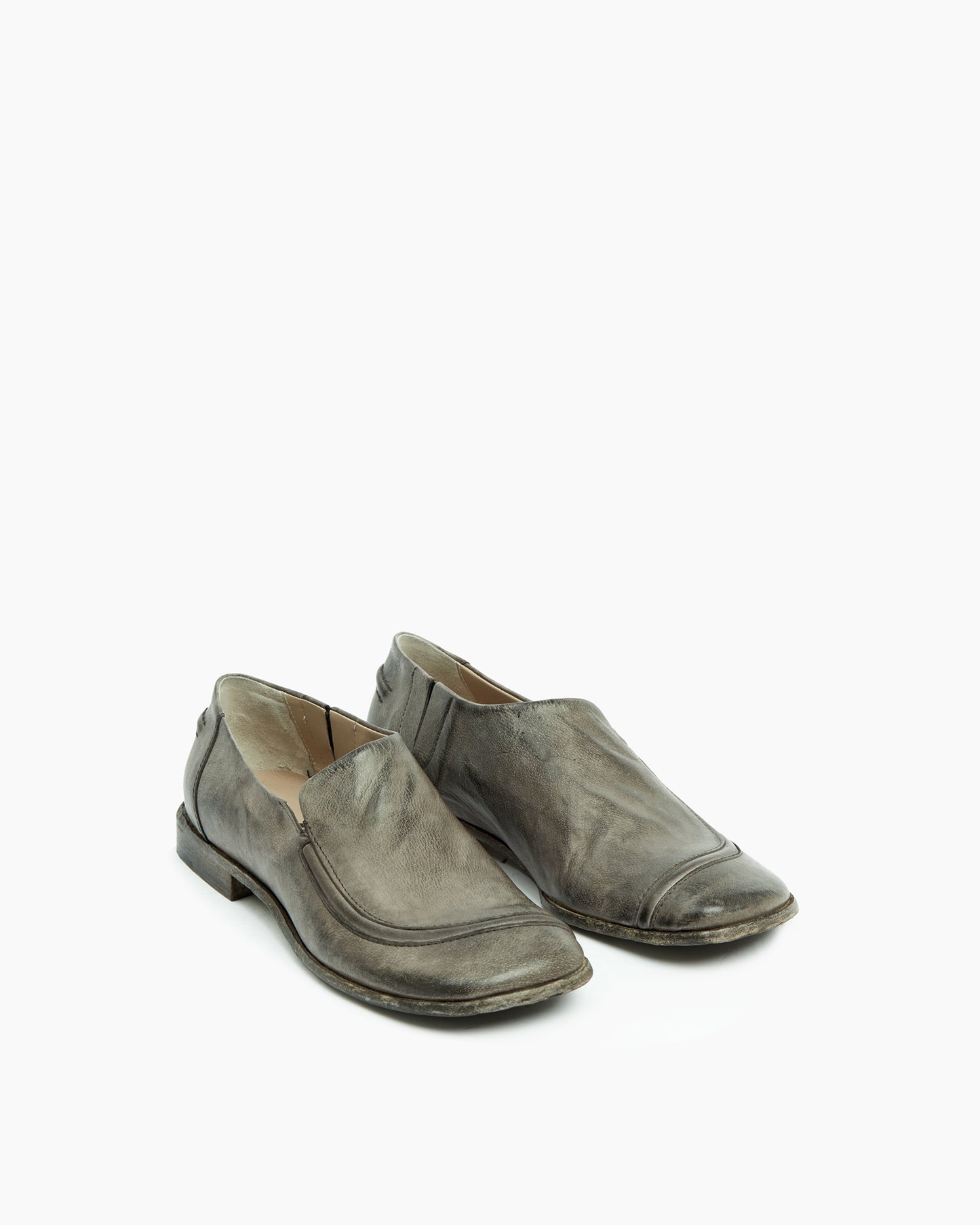 MLO Mocassini in pelle  GRIGIO