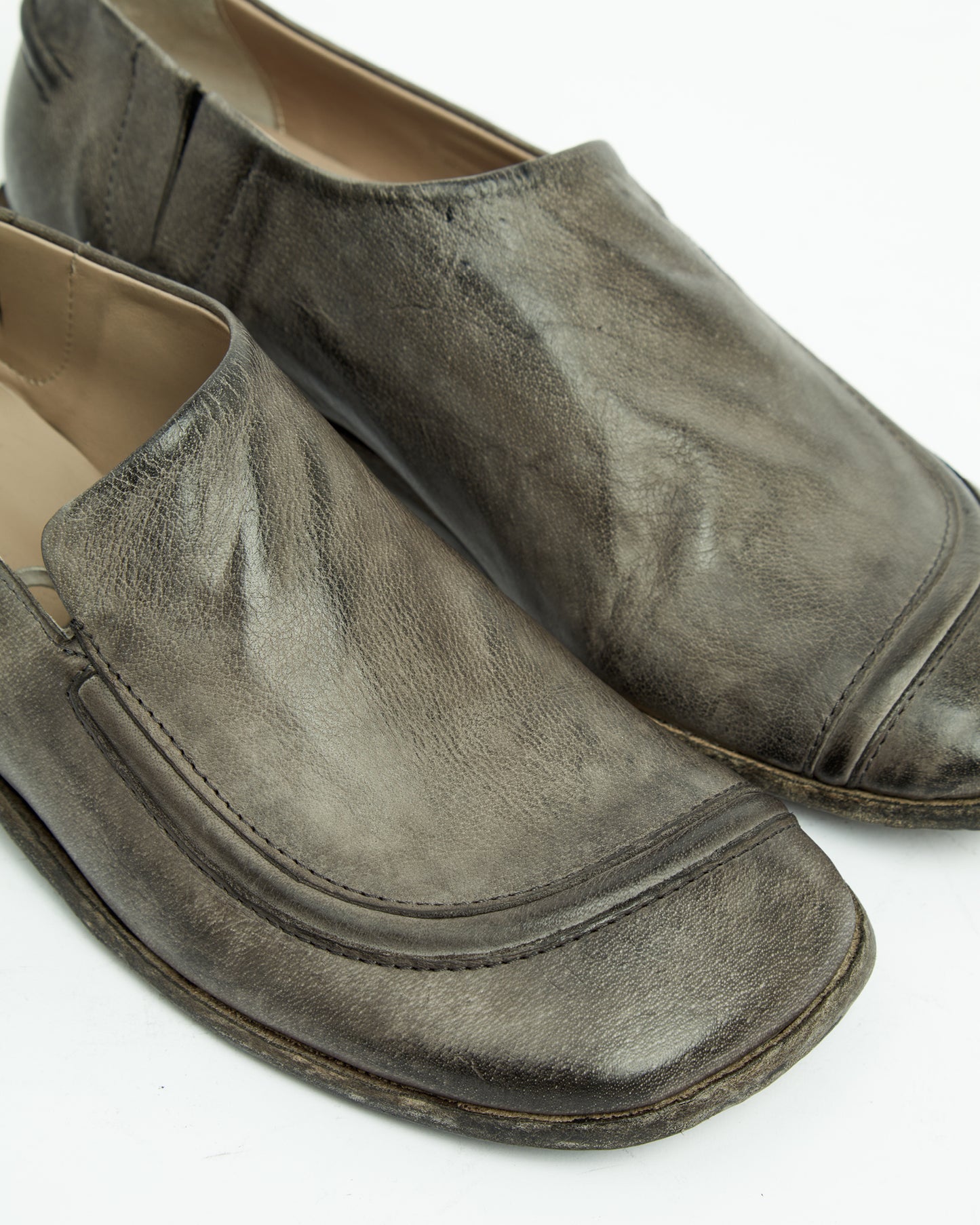 MLO Mocassini in pelle  GRIGIO