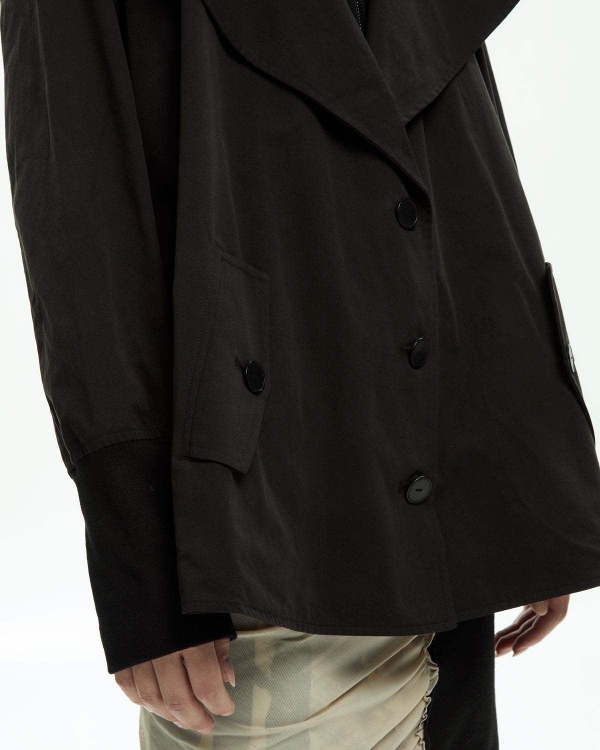 MLO Trench corto NERO