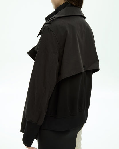 MLO Trench corto NERO