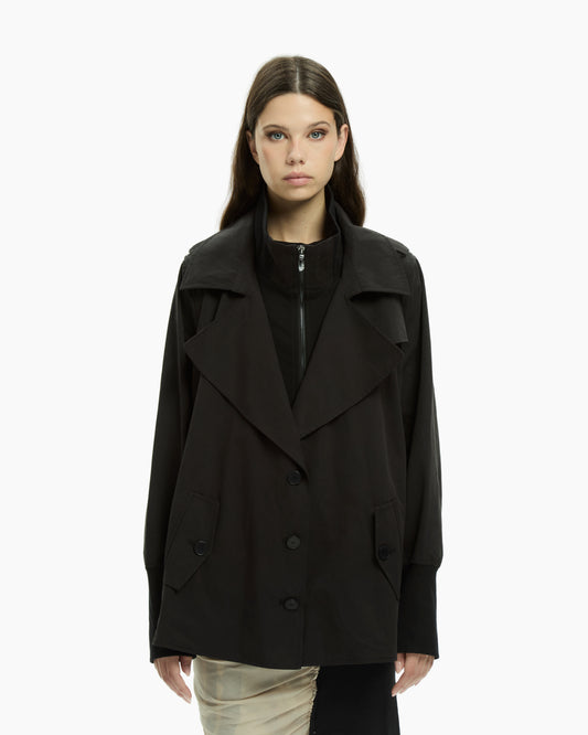 MLO Trench corto NERO