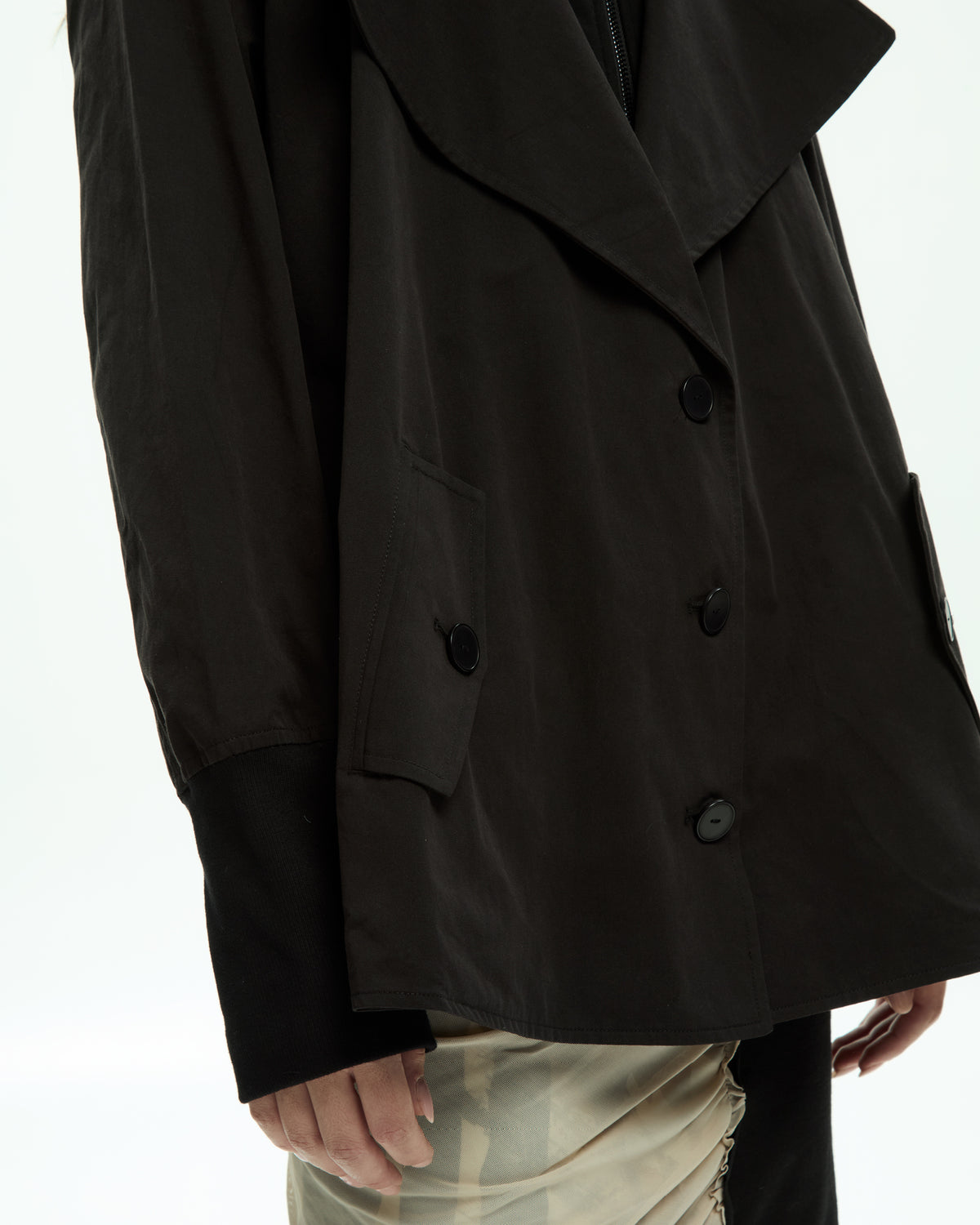 MLO Trench corto NERO