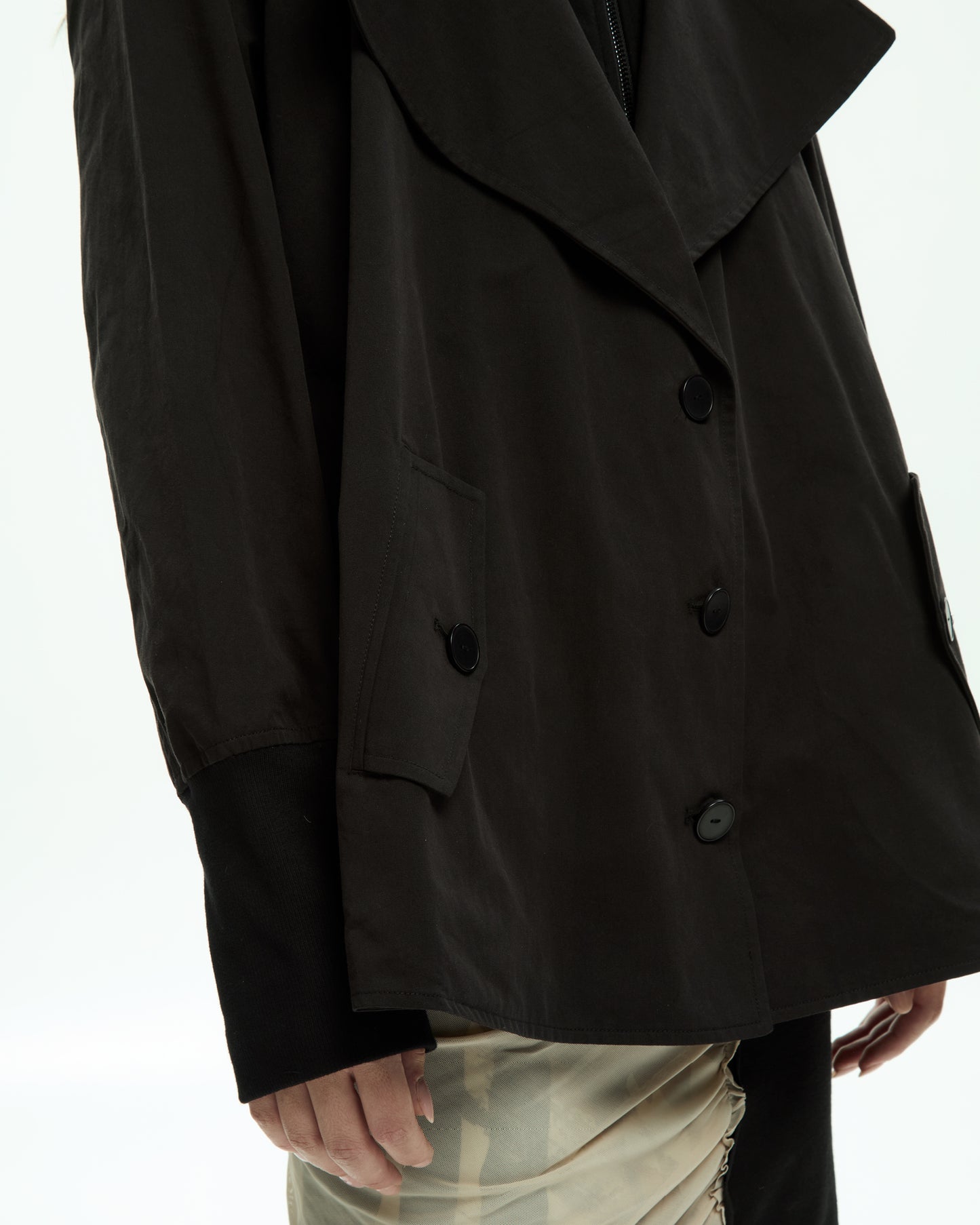 MLO Trench corto NERO