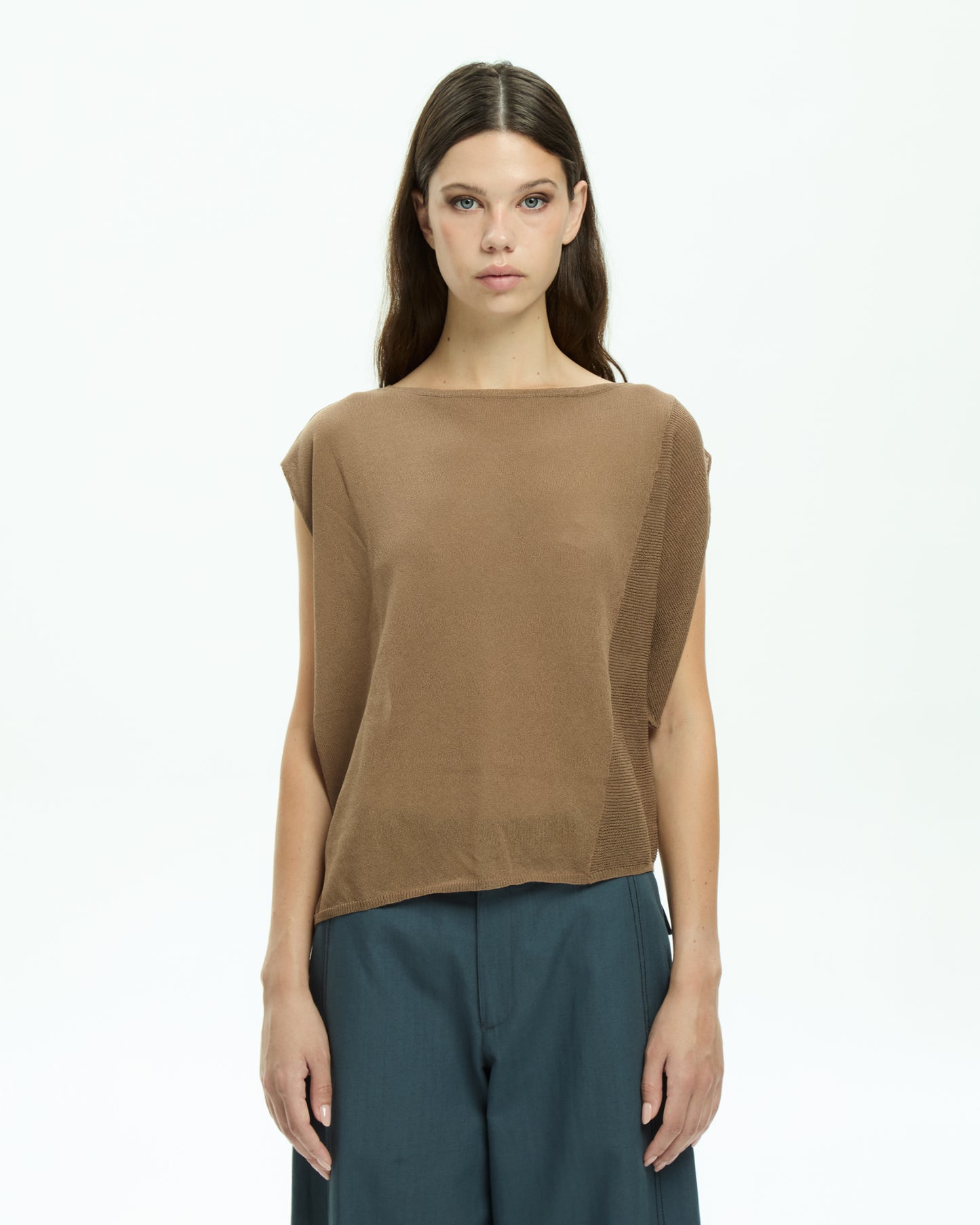 MLO Top senza maniche BEIGE