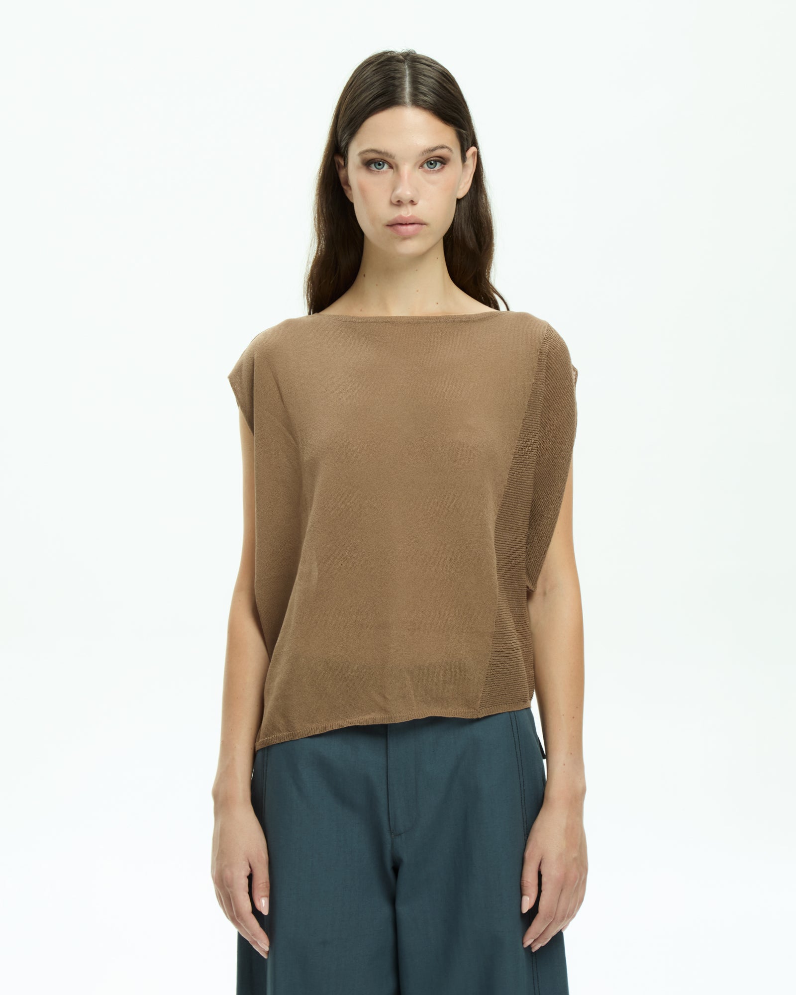 MLO Top senza maniche BEIGE