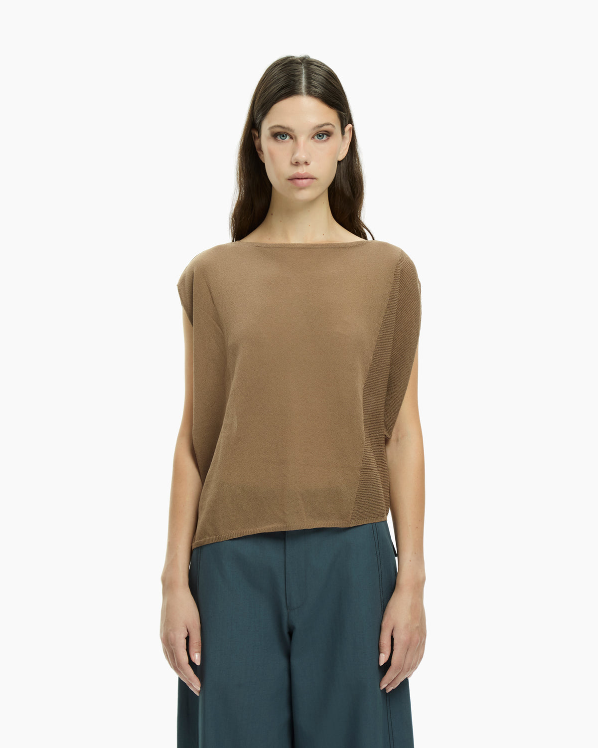 MLO Top senza maniche BEIGE