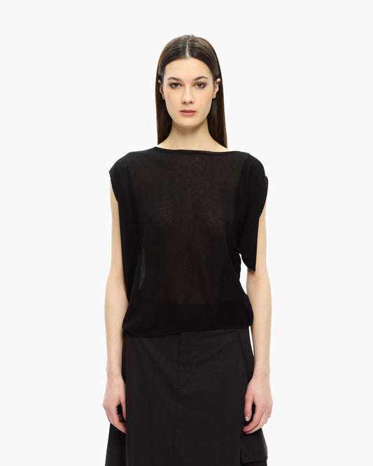 MLO Top senza maniche NERO