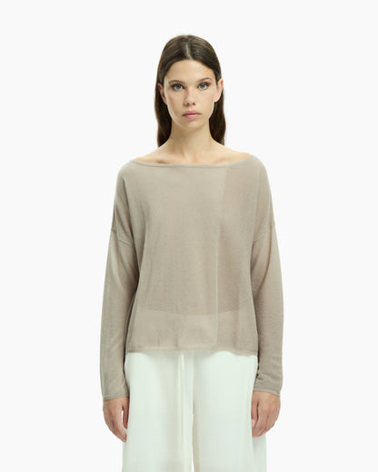 MLO Top con maniche lunghe GRIGIO