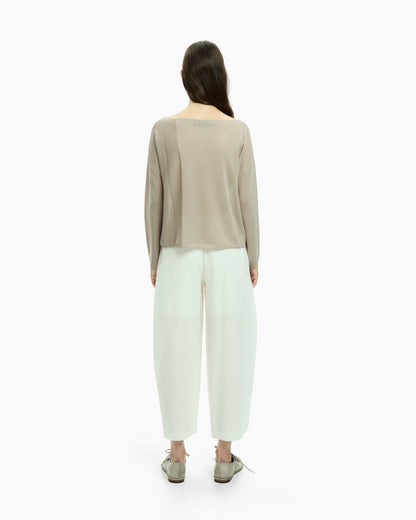 MLO Top con maniche lunghe GRIGIO