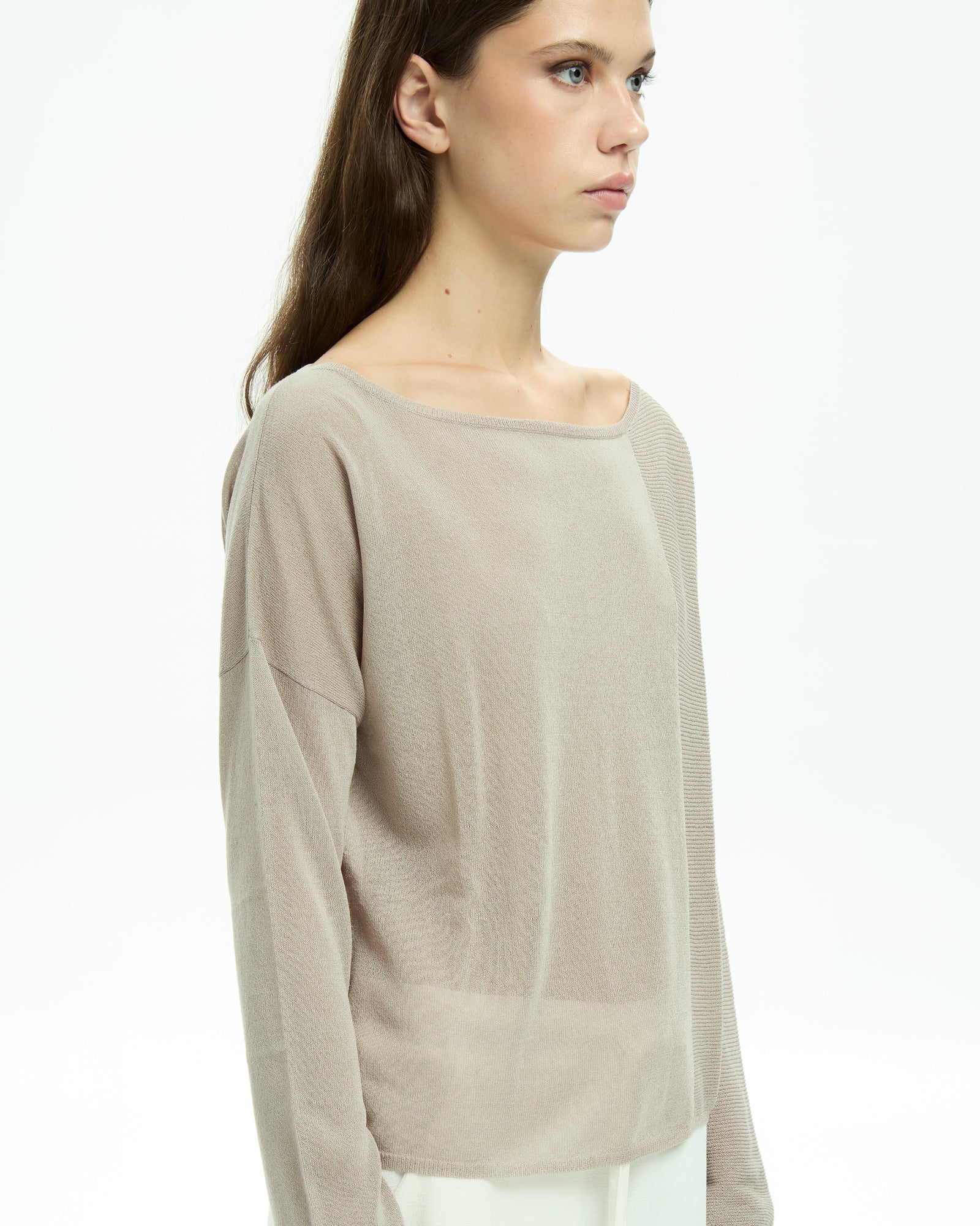 MLO Top con maniche lunghe GRIGIO