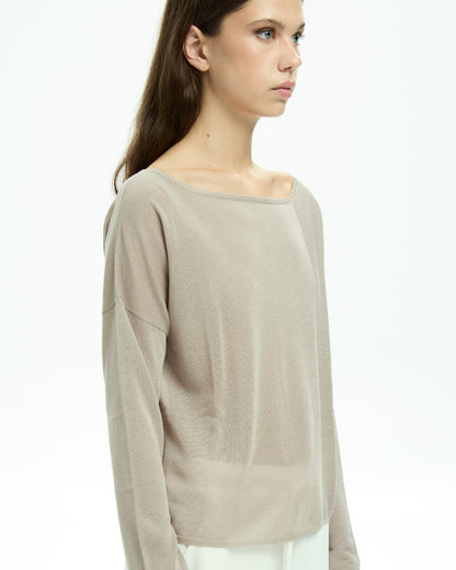 MLO Top con maniche lunghe GRIGIO