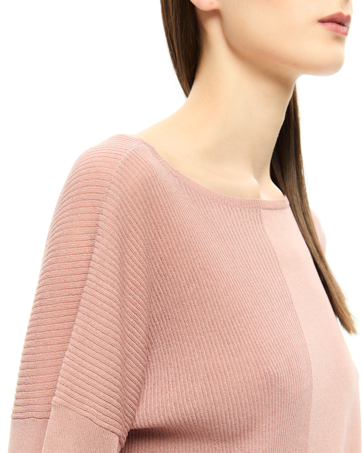 MLO Top con scollo ampio ROSA