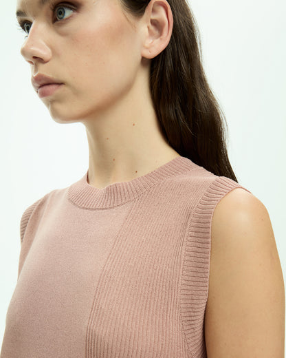 MLO Top senza maniche ROSA
