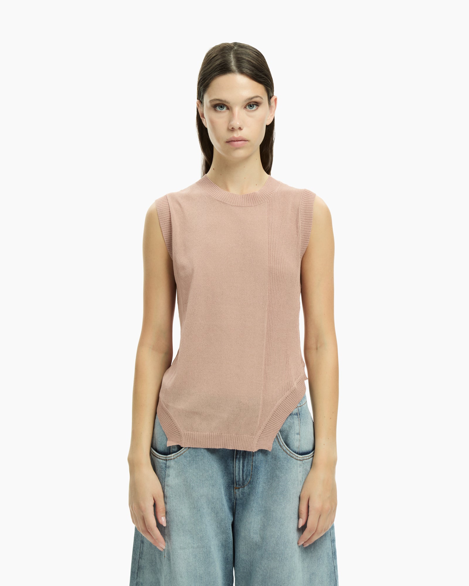 MLO Top senza maniche ROSA