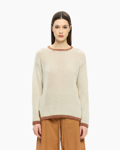 MLO Top con dettagli BIANCO