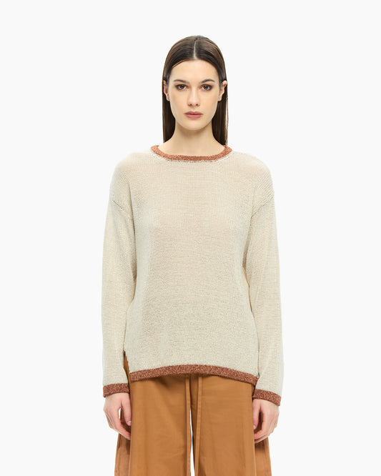 MLO Top con dettagli BIANCO