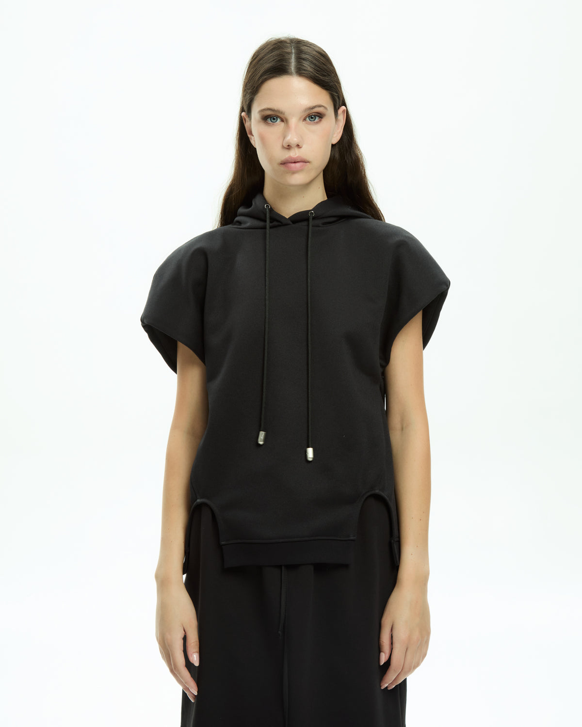 MLO Jersey con cappuccio NERO