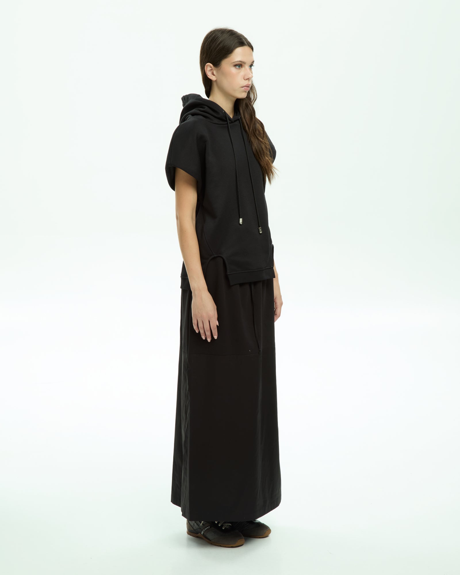 MLO Jersey con cappuccio NERO