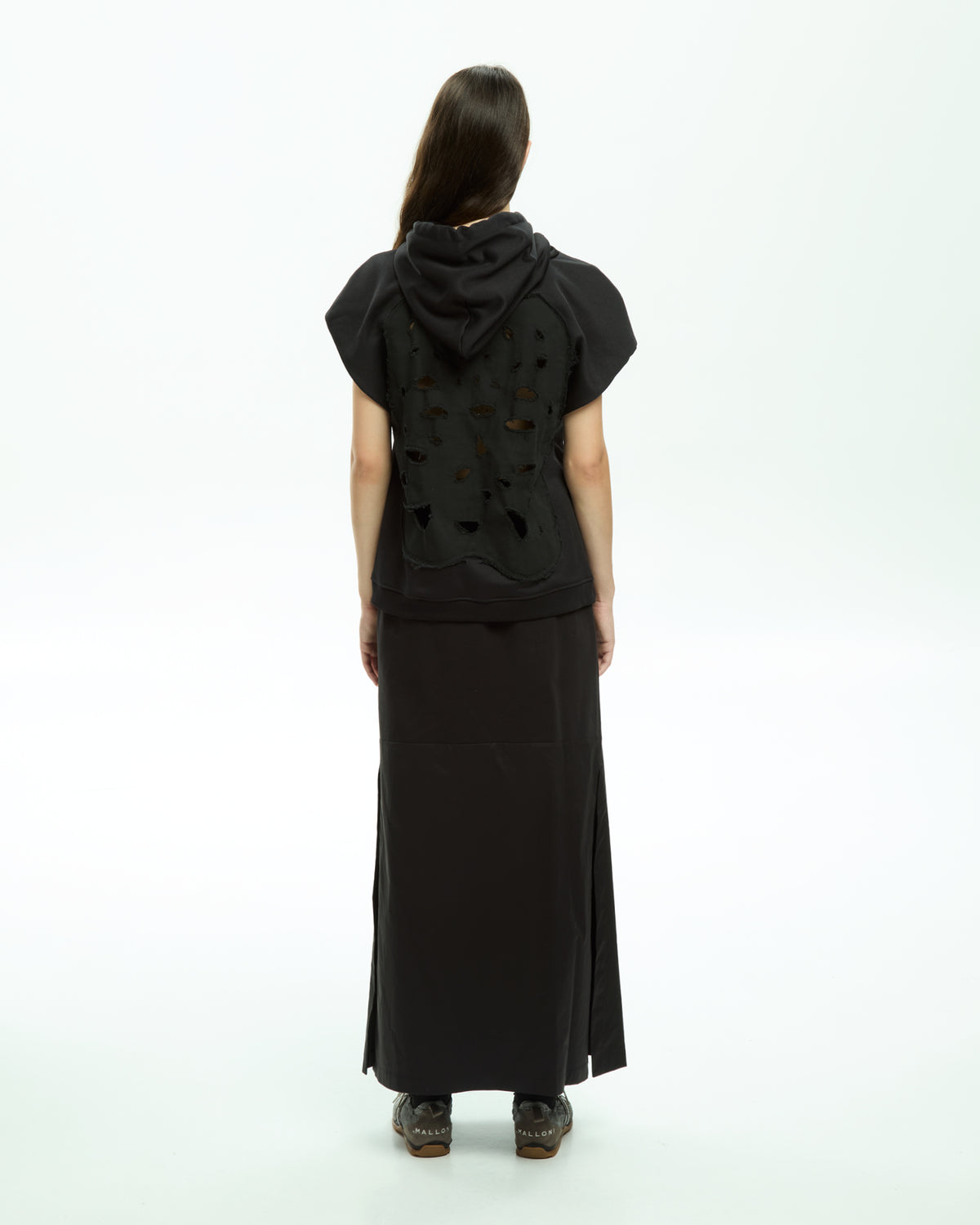 MLO Jersey con cappuccio NERO