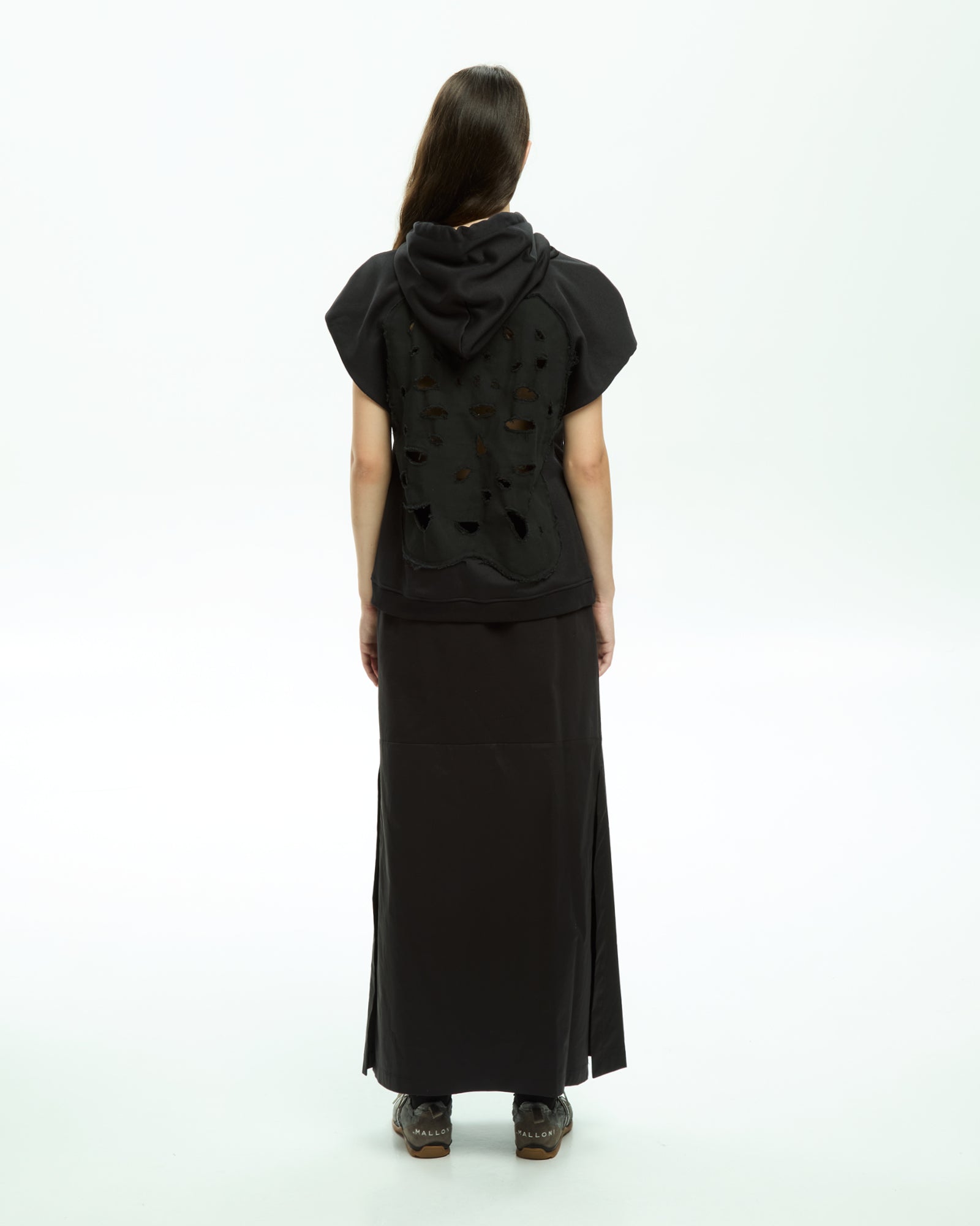 MLO Jersey con cappuccio NERO